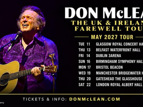 Don McLean - The UK & Ireland Farewell Tour
