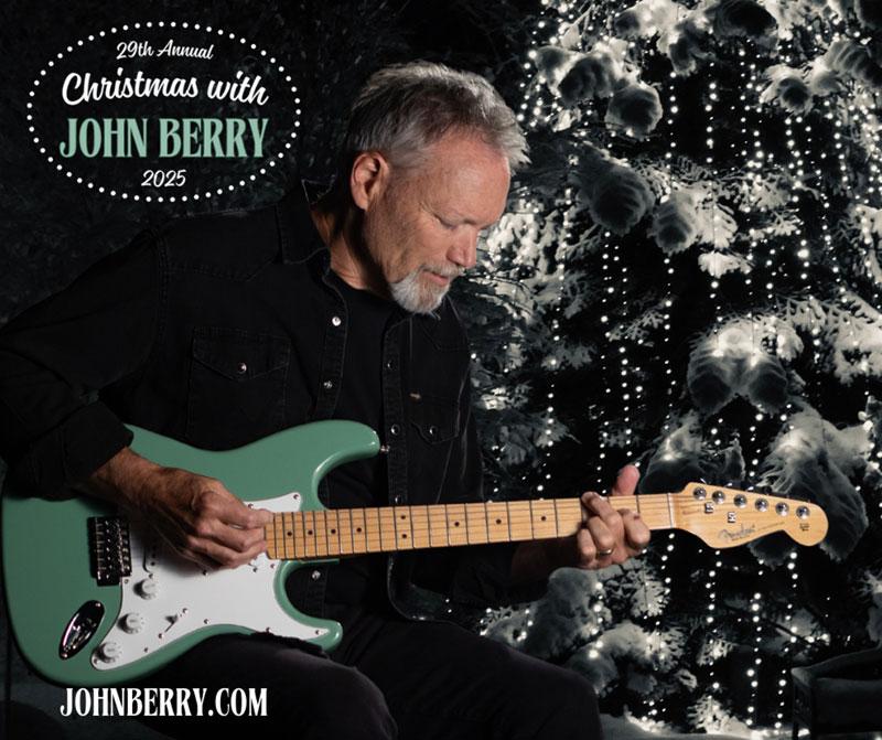 John Berry Christmas 2025 tour infographic