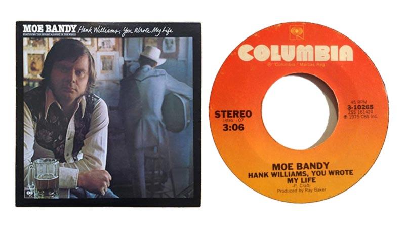 Moe Bandy "Hank Williams, You Wrote My Life" album cover