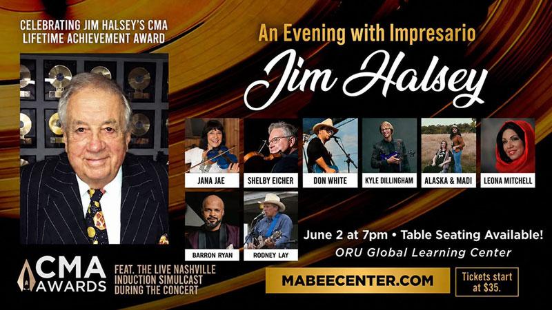 Tulsa Jim Halsey event infographic