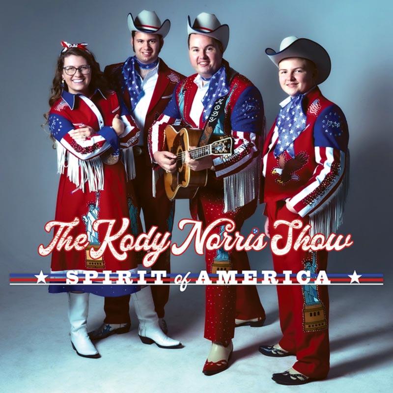 The Kody Norris Show 'Spirit of America' album cover art