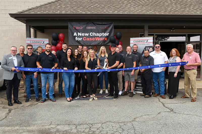 The Ward Organization (TWO), CaseWorx, and Encore Conversion Group (ECG) ribbon cutting ceremony Monday, October 5th, 2026 in Hudson, N.C.