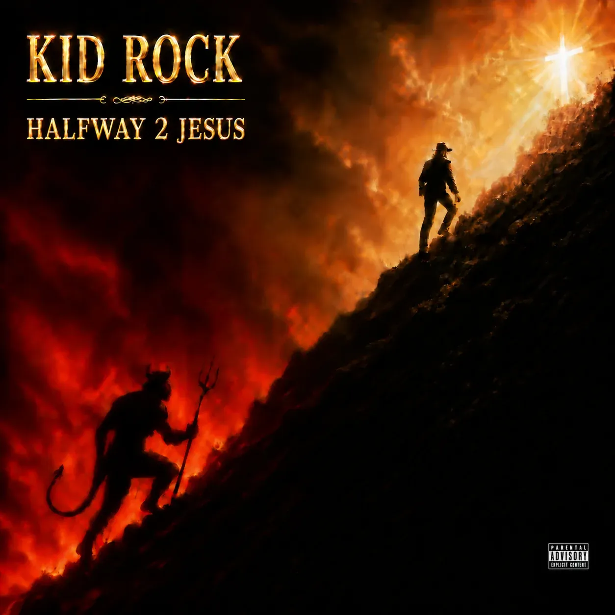 Kid Rock: Halfway 2 Jesus (album cover artwork)