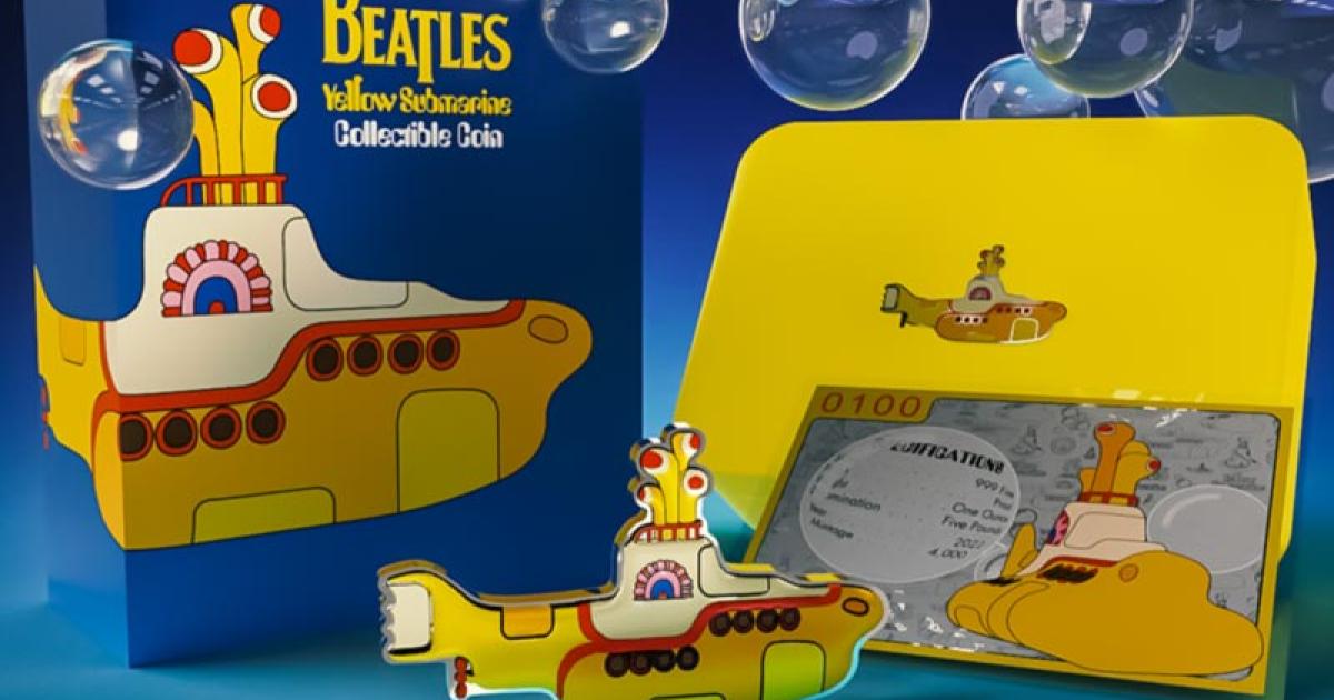 Collectible Coins featuring The Beatles – Yellow Submarine Now