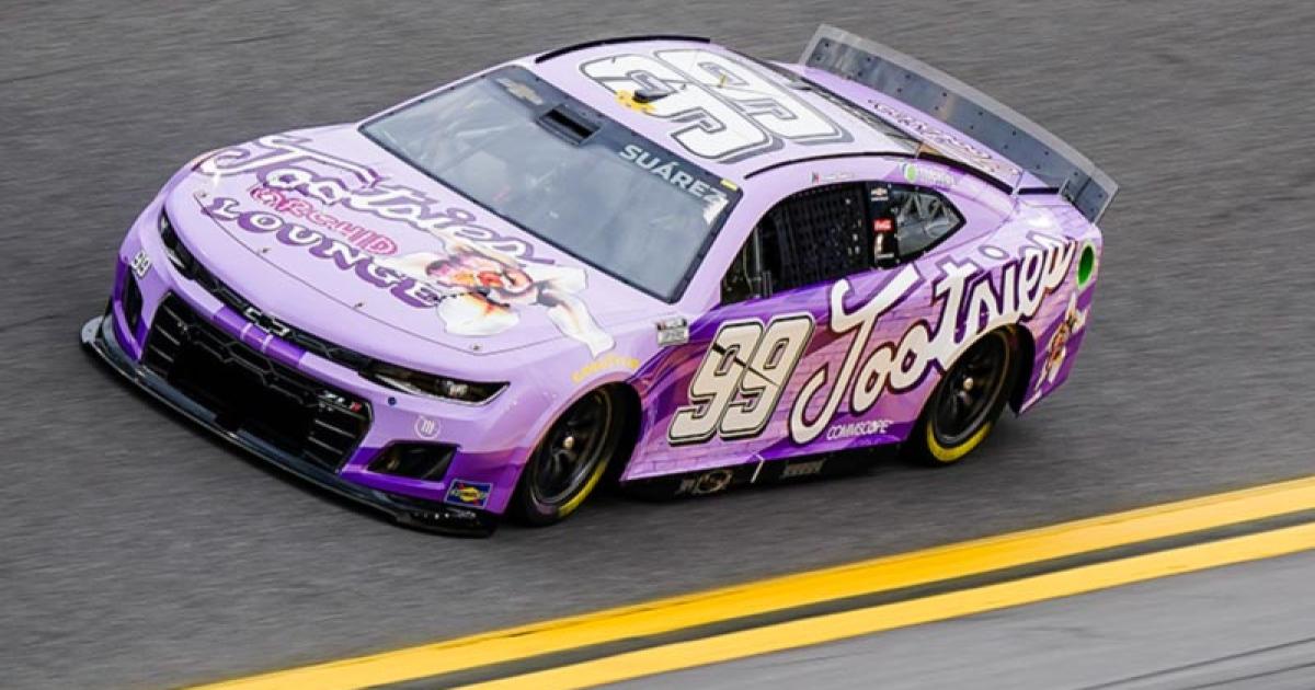 TOOTSIES AND TRACKHOUSE RACING SEND #99 PURPLE NEXT GEN CHEVROLET